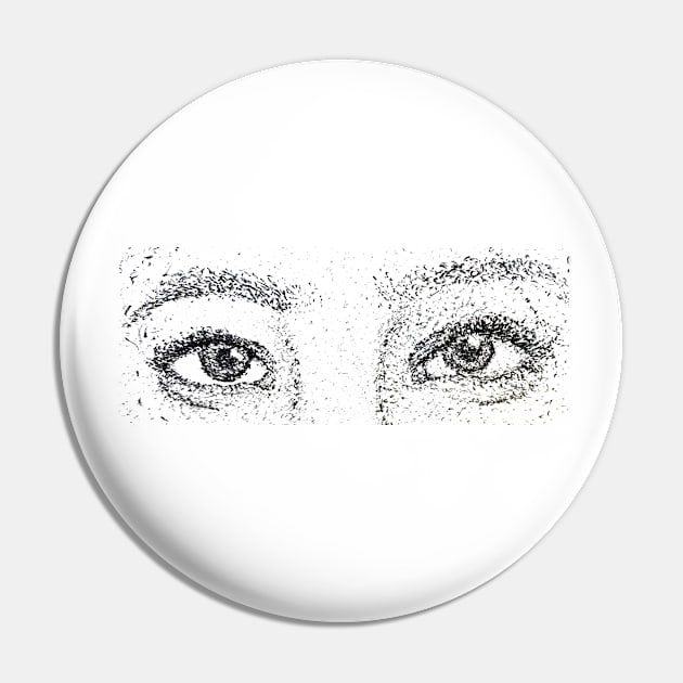 Eyes Pin by PixieGraphics