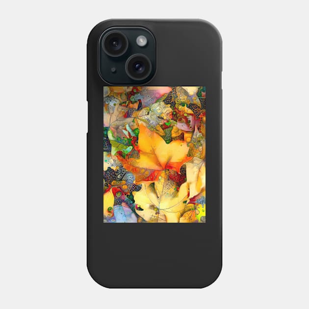 Autumnal abstract Phone Case by Lubellebubble20