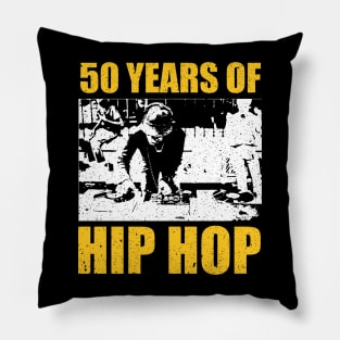 50 Years of Hip Hop - The DJ Controls Everything Pillow