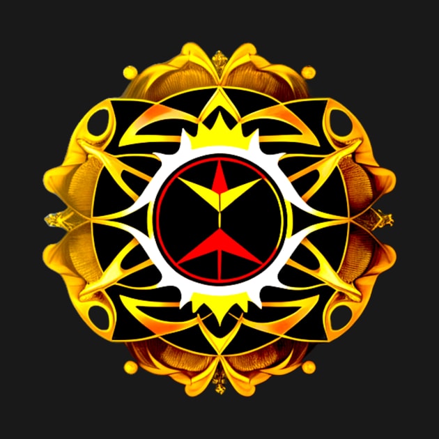 Radiant Peace Mandala - Harmony Sun Emblem by HIghlandkings