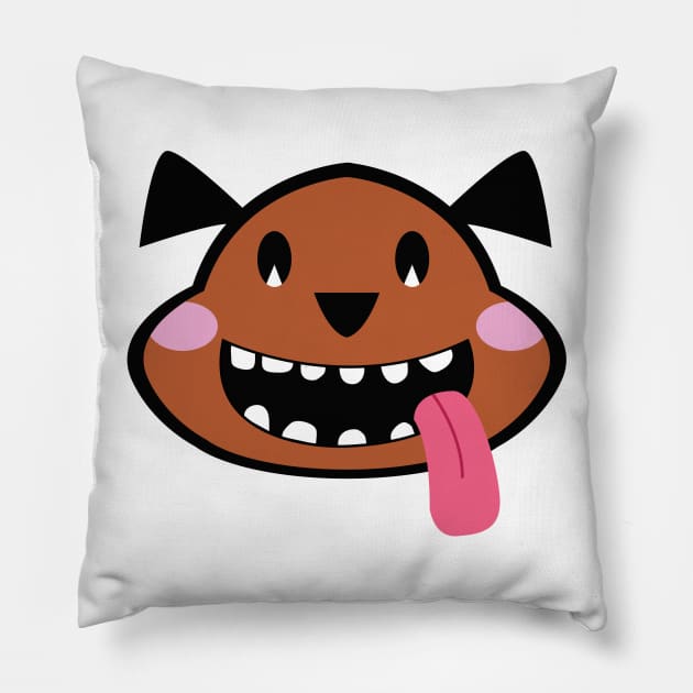 Pittie Smile Pillow by FrontierCreatives