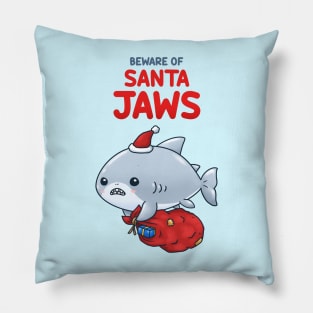 Beware of Santa Shark Pillow