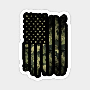 US CAMO FLAG. Magnet