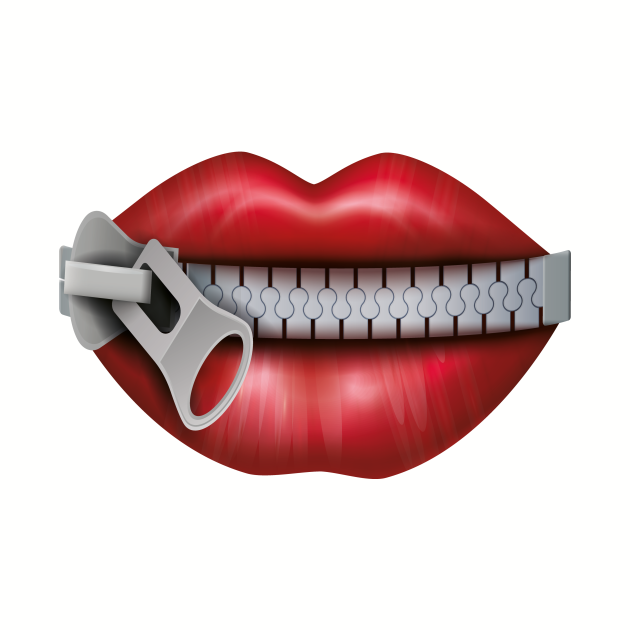 ZIPPED LIPS KAWAII DESIGN ANIME MOUTH SEXY KAOMOJI LIPS EMOTICON