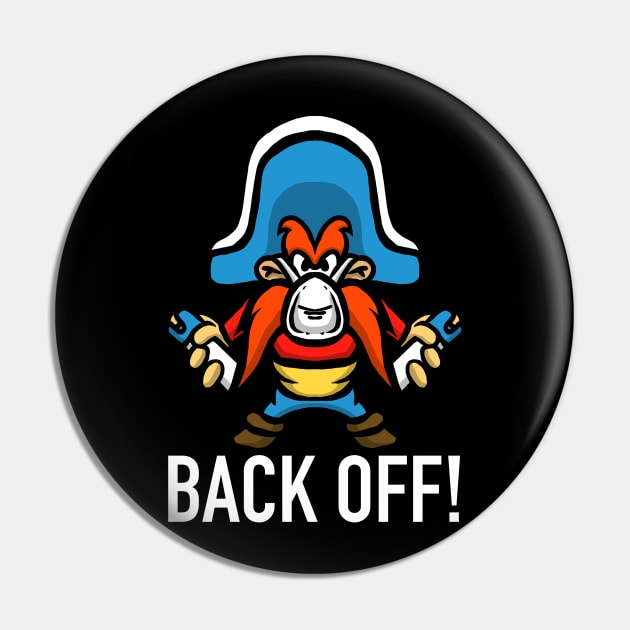 BACK OFF Pin by ofthedead209