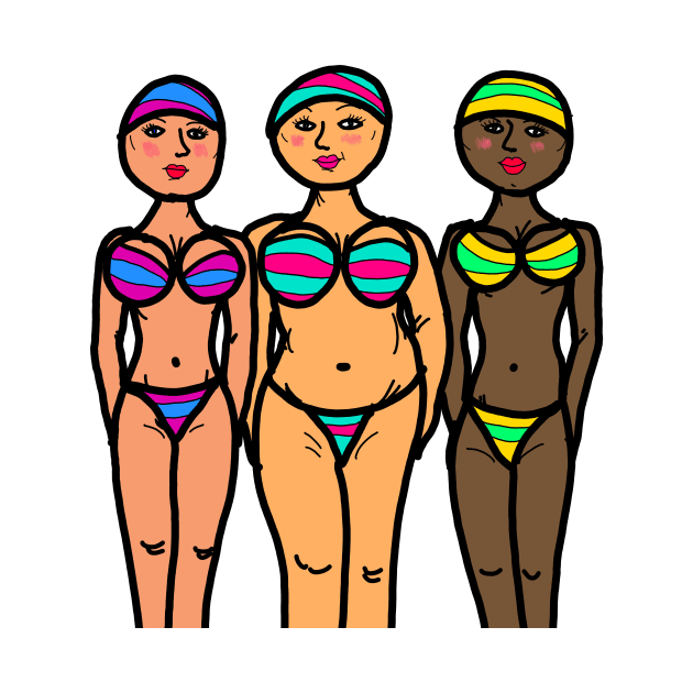 women bikini body figure by Nalidsa