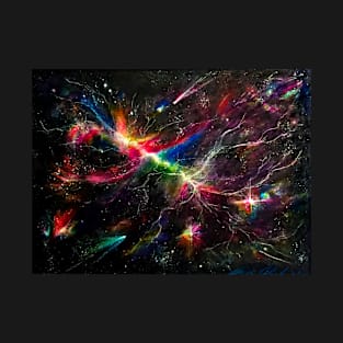 COSMIC NEBULA LIGHT SHOW T-Shirt