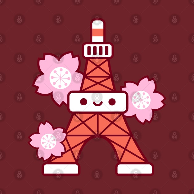 Tokyo Tower Kawaii by kudasai