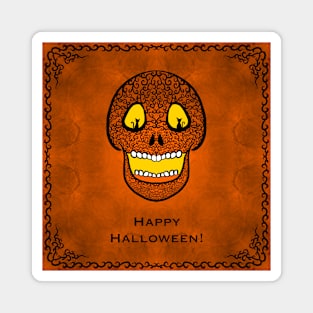 Halloween Skull Magnet