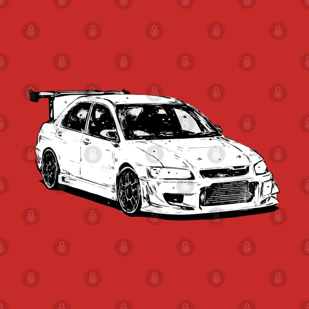 Ichijo's Mitsubishi Lancer Evolution [ Initial D ] by Tad