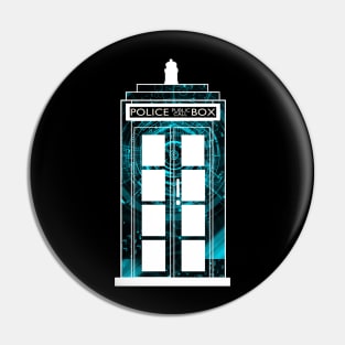 TRON TARDIS Mashup Pin