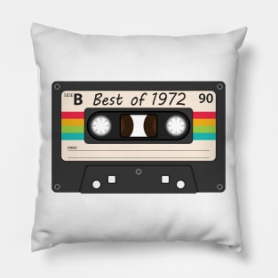 Retro Best of 1972 Pillow