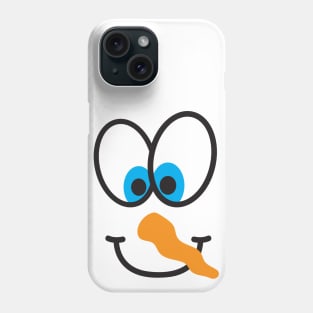 snowman face Phone Case