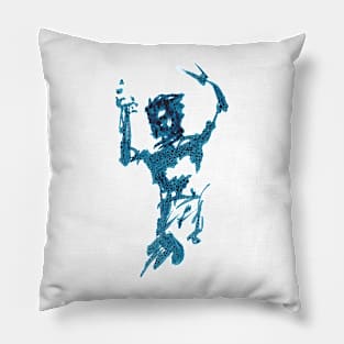 Ink Figure Horror Pillow