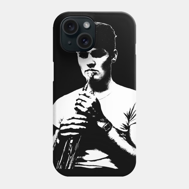 Chet Baker - The thinker Phone Case by PiedPiper