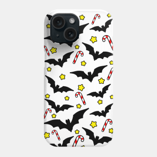 Festive Bats Christmas Pattern Phone Case