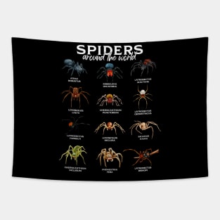 Spiders in the world - types of spiders Tapestry