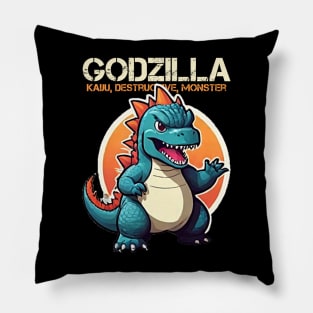 godzilla Kaiju Monster Destructive Pillow