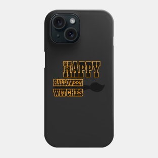 happy halloween witches spooky ghost scary halloween sticker Phone Case