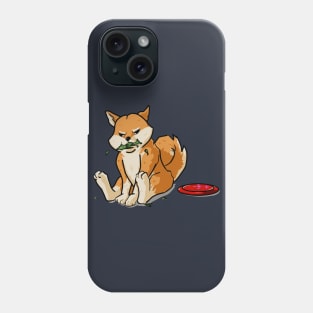 doge eating money Phone Case