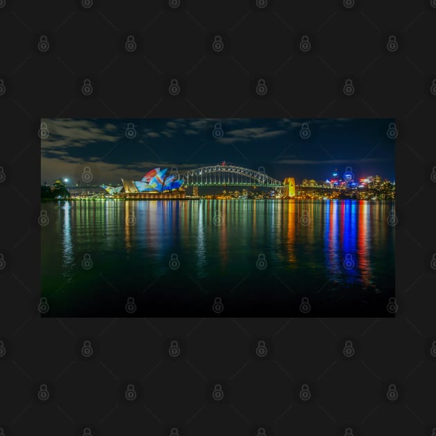 Beautiful Sydney Harbour at Night, Sydney, NSW, Australia by Upbeat Traveler