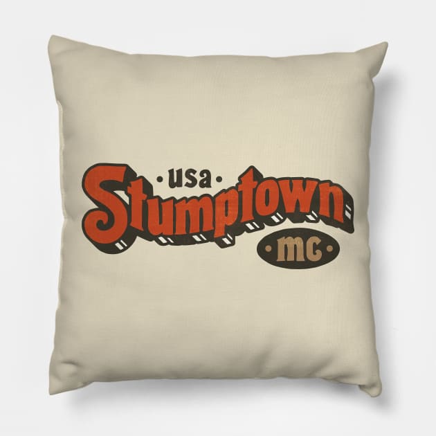 STUMPTOWN MC Pillow by STUMPTOWN MOTORCYCLE CLUB