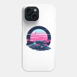 vaporwave car Phone Case