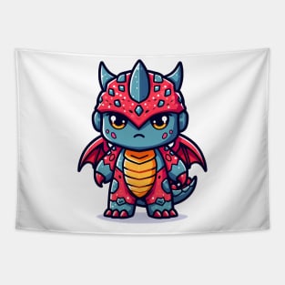 Chibi little kaiju Tapestry