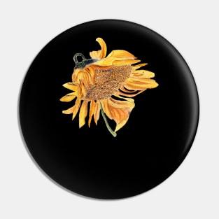 A Sunflower of Strength Pin