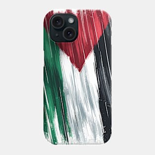 Abstract Palestinian Flag Phone Case