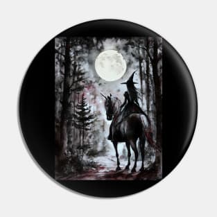 The Witch and Her Dark Unicorn ~ In Darkling Woods Pin