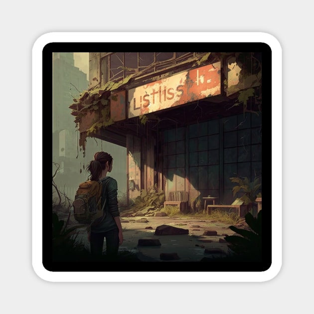 The last of us 2d illustration Magnet by KOTYA