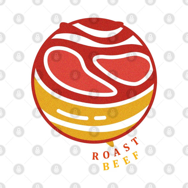 ROAST BEEF IN DOODLE by Trangle Imagi