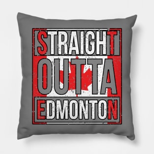 Straight Outta Edmonton (Canada Flag) - [Gc-Tp] Pillow