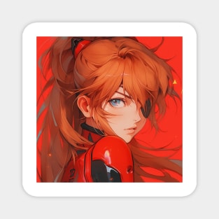 asuka eyepatch Magnet