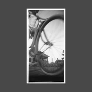 Vintage Photo of Aunt Cookie on Her Bicycle T-Shirt