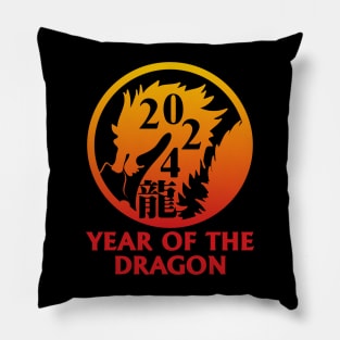 Year of the Dragon 2024 Chinese Zodiac Lunar New Year Pillow