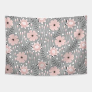 Lotus Pond Flowers Tapestry