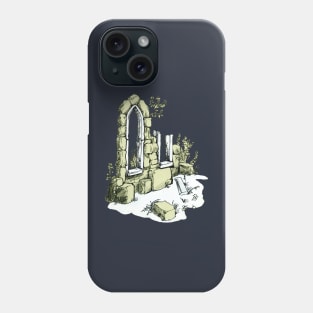 Ruins - lineart Phone Case