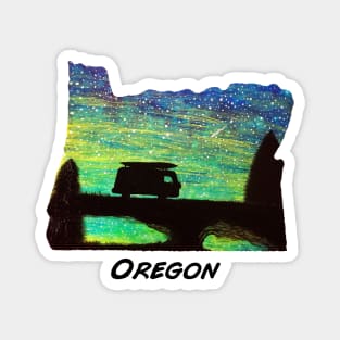 Van Life Oregon Magnet