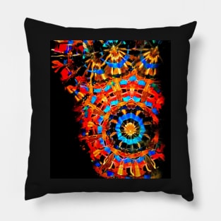 The Door to a Kaleidoscope Crazy World Pillow