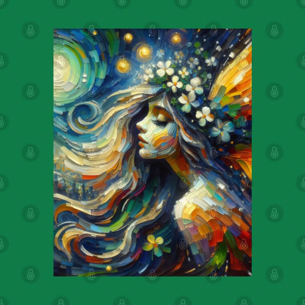 Beauty Fairy in Starry Night by FUN GOGH