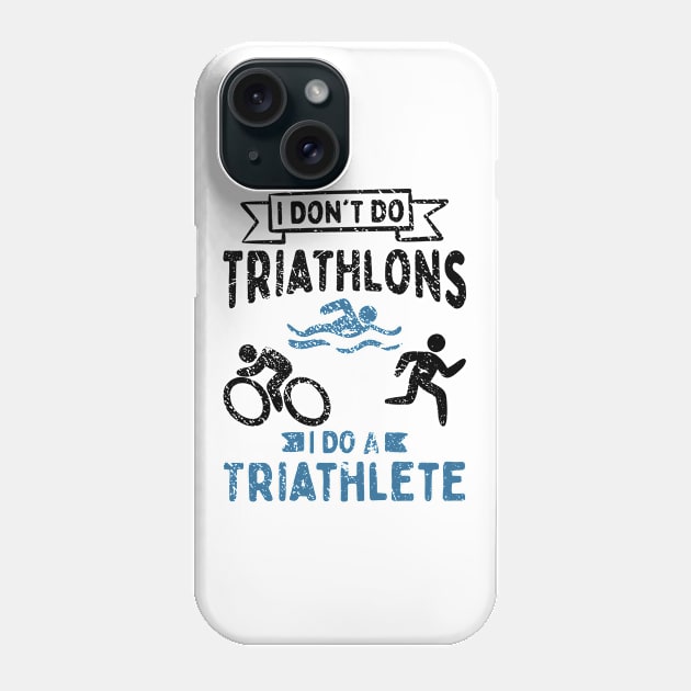 Triathlon Triathlete Phone Case by Shiva121