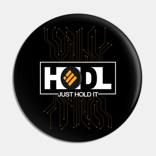 Just Hodl Binance BNB Pin