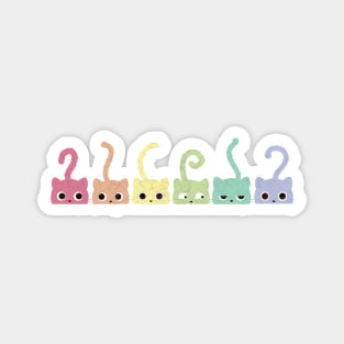 Rainbow Kittens Magnet