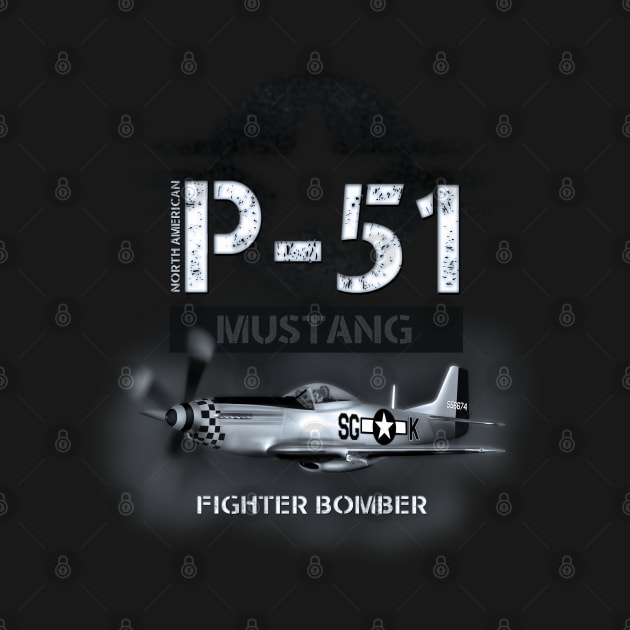 P51 Mustang Fighter Bomber by hardtbonez