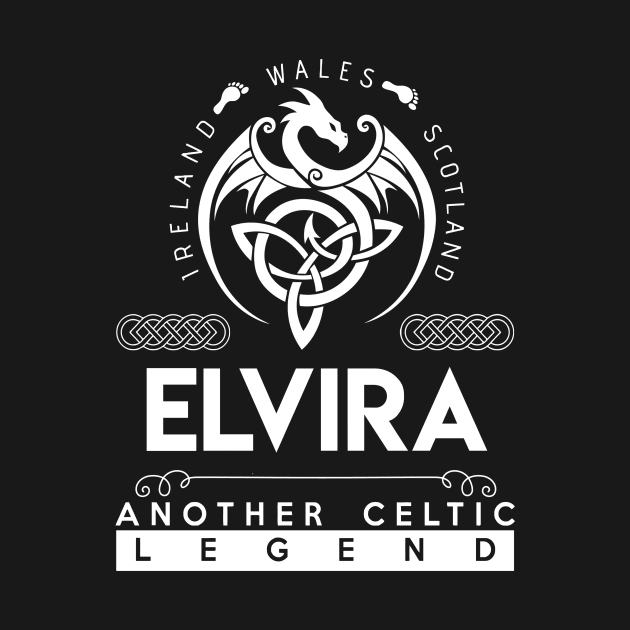 Elvira Name T Shirt -  Team Elvira Lifetime Member Legend Name Gift Item Tee by yalytkinyq