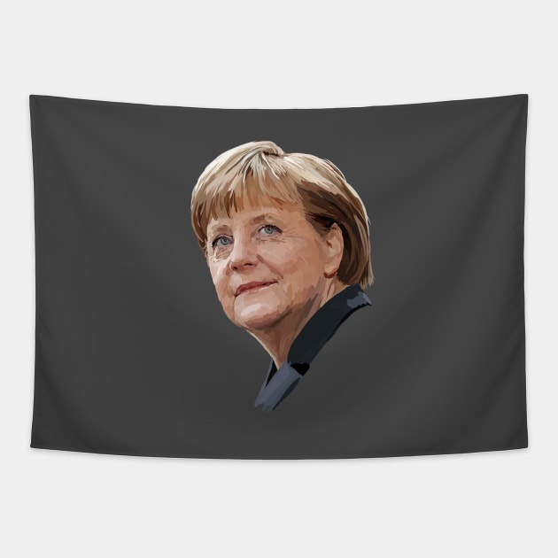 Angela Merkel Tapestry by sibosssr