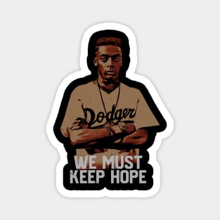 Mookie Keep Hope Do the Right Thing - 70s Style Illustration Magnet