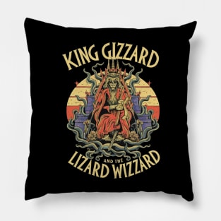 King Gizzard And The Lizard Wizard Pillow